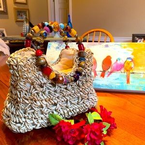 Cappelli Straworld summer purse.